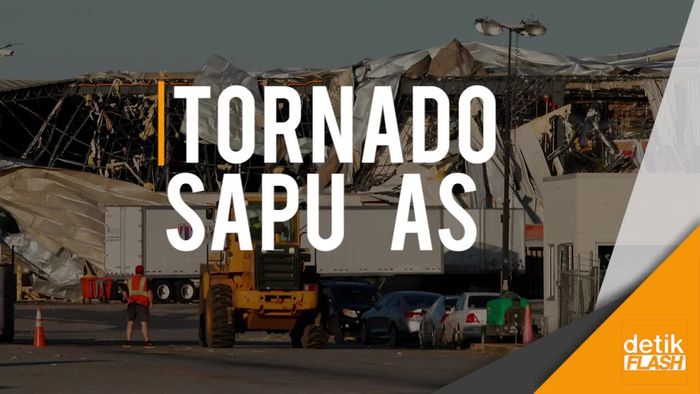 Jejak Sapuan Angin Tornado di AS 