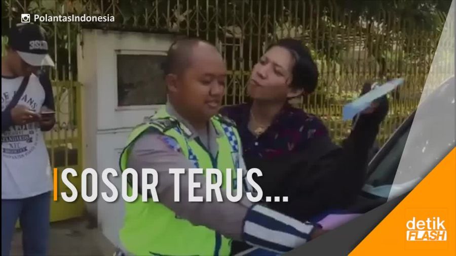 Momen Kocak Jika Polisi Tilang Pria Kemayu