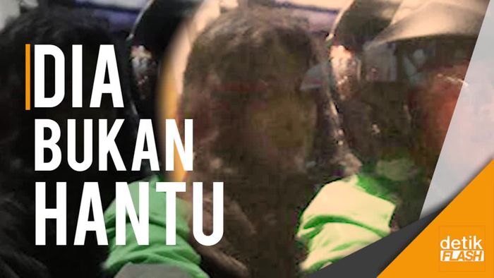 Heboh Foto Hantu Naik Ojek Online, ini Penjelasan Sang Driver