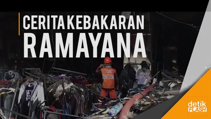 Ini Kronologi Kebakaran Ramayana Pasar Minggu