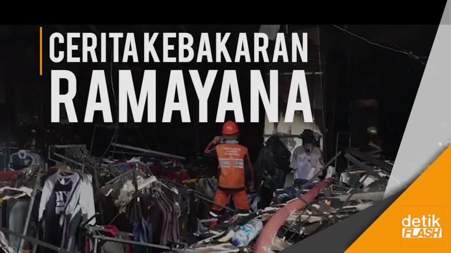 Ini Kronologi Kebakaran Ramayana Pasar Minggu