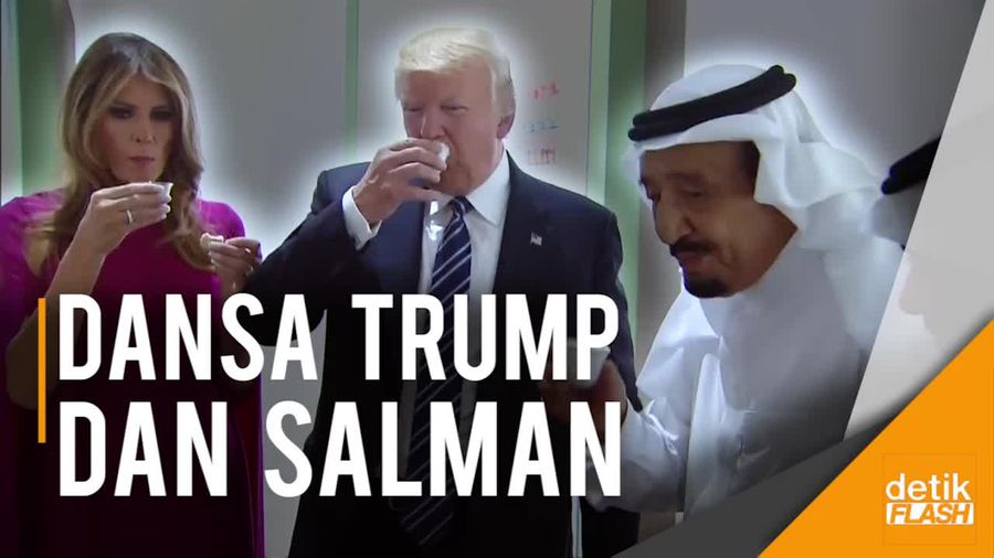 Sambutan Istimewa Raja Salman untuk Trump