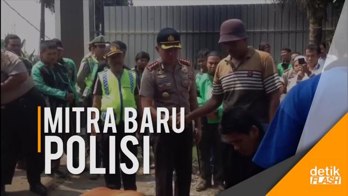 Polisi Rangkul Emak-emak dan Ojek Online Basmi Kejahatan