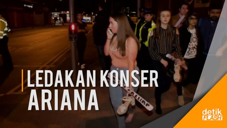 Ledakan Bom di Konser Ariana Grande Tewaskan Belasan Orang
