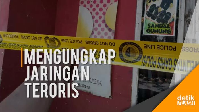 Rumah Terduga Teroris A di Kabupaten Bandung