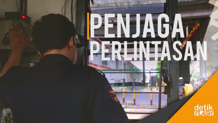 Mengintip Tugas Penjaga Perlintasan Kereta