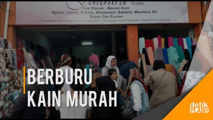 Berburu Kain Murah di Cigondewah Bandung