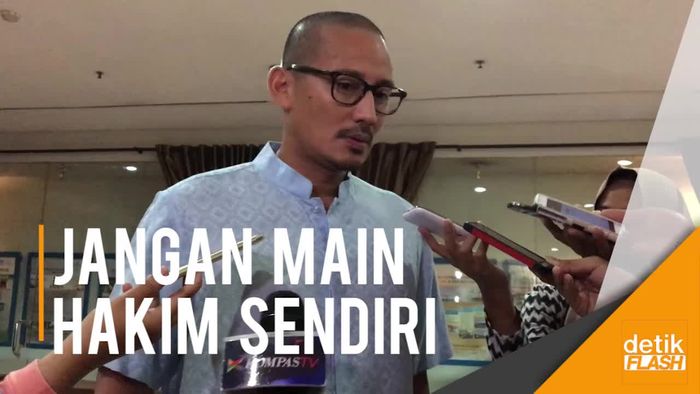 Sandiaga Setuju dengan Djarot Soal Persekusi