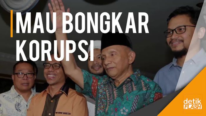 Amien Mau Bongkar Korupsi, Massa Kawal dengan Orasi
