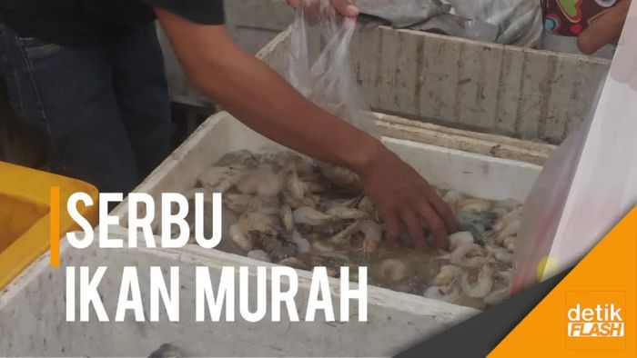 Bazar Ikan Murah Diserbu Warga