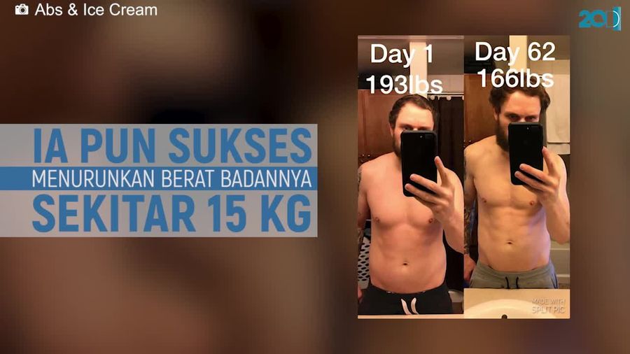 Makan Es Krim Selama 100 Hari, Pria Ini Turun 15 Kg