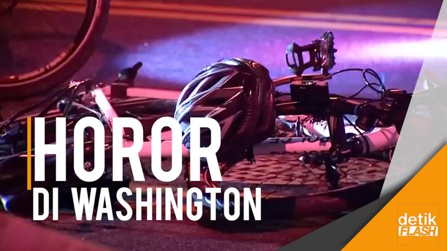 Polisi Patroli Bersepeda Ditabrak Pengemudi Truk di Washington