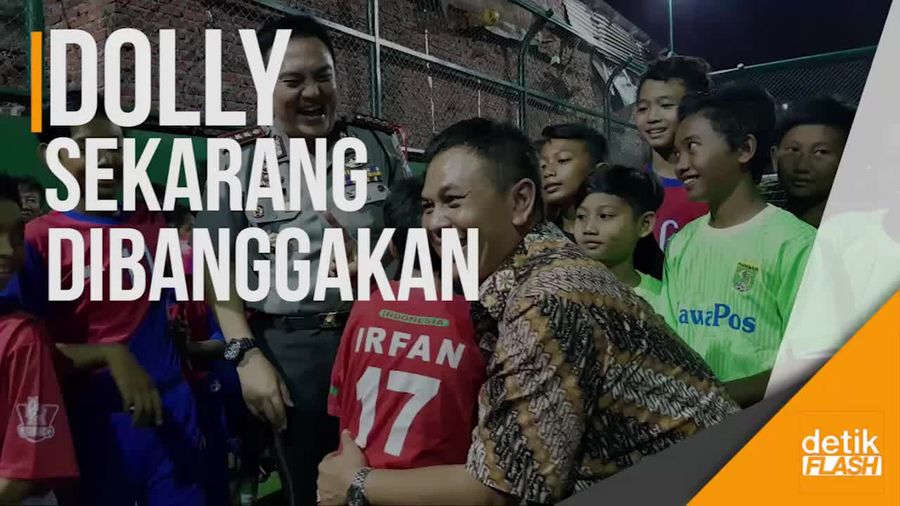 Eks Lokalisasi Dolly Bersalin Rupa Jadi Arena Futsal Anak