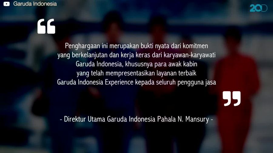 World’s Best Cabin Crew Kembali Diraih Garuda Indonesia