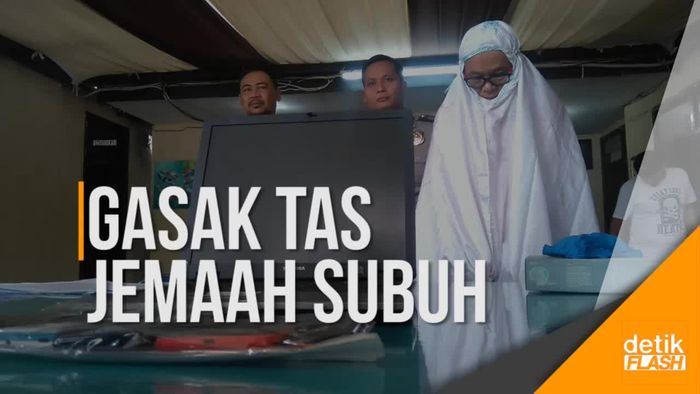 Maling Bermukena Beraksi di Daarut Tauhid Bandung