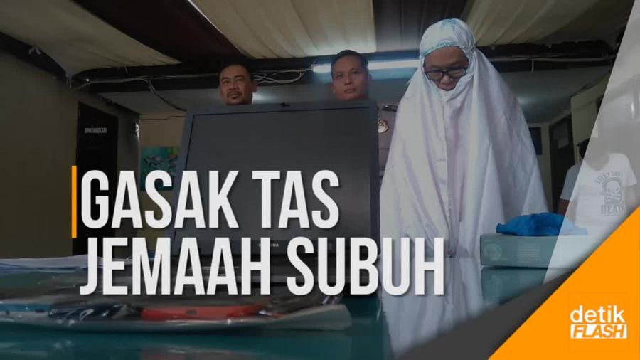 Maling Bermukena Beraksi di Daarut Tauhid Bandung