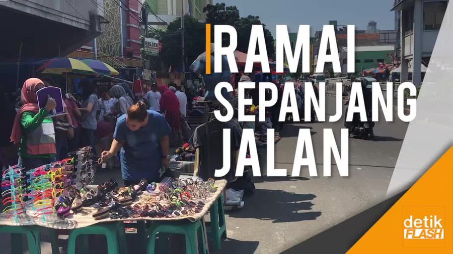 H+2 Lebaran, Pembeli Mulai Ramaikan Pasar Tanah Abang