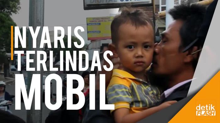Balita ini Nyaris Tewas Terlindas Avanza
