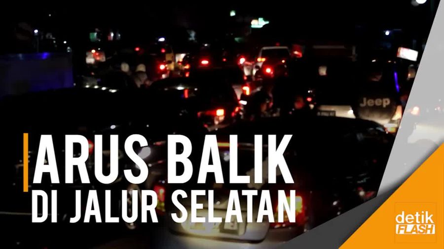 Pantauan Arus Balik di Jalur Selatan Padat di Tiga Titik