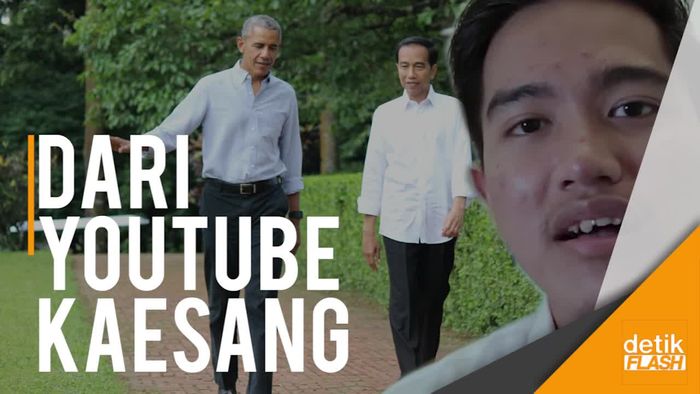 Melihat Pertemuan Jokowi-Obama dari Kamera Kaesang