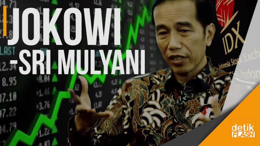 Ditemani Sri Mulyani, Jokowi Blusukan ke BEI