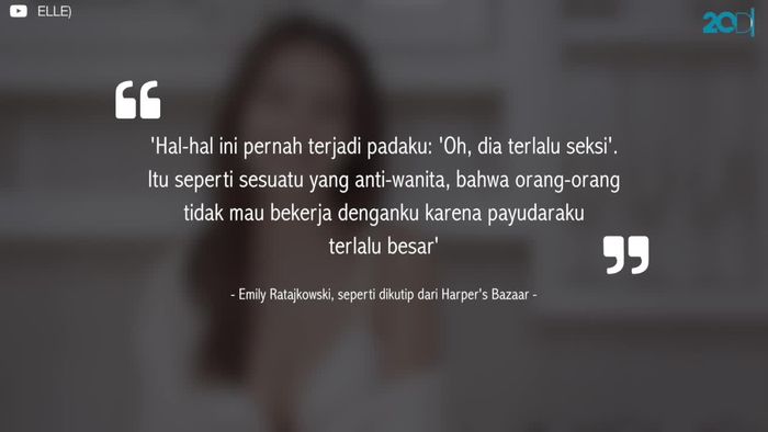 Karena Payudara Emily Ratajkowski Sulit Dapatkan Kerja