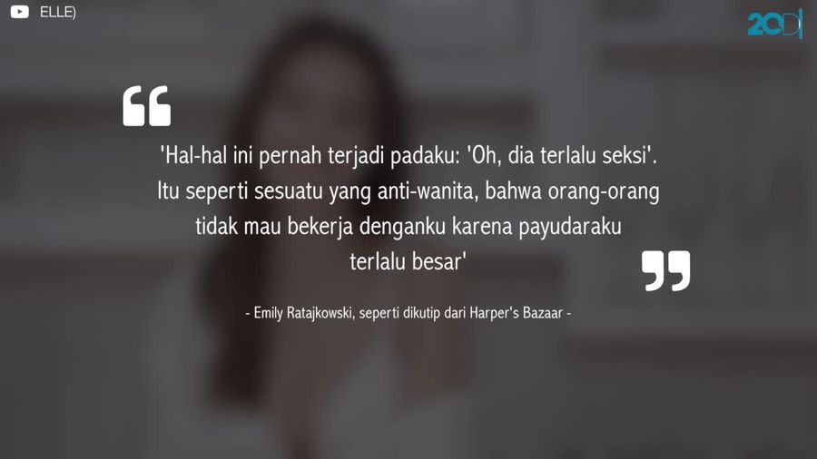 Karena Payudara Emily Ratajkowski Sulit Dapatkan Kerja
