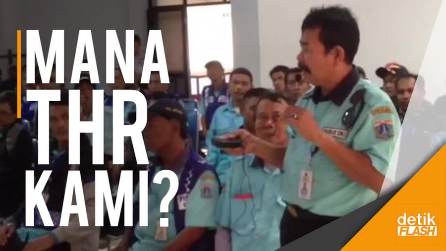 Minta THR, Puluhan Juru Parkir Geruduk UP Perparkiran