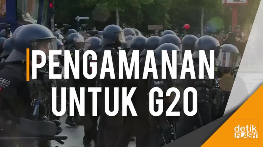 Penjagaan Super Ketat KTT G20 di Jerman 