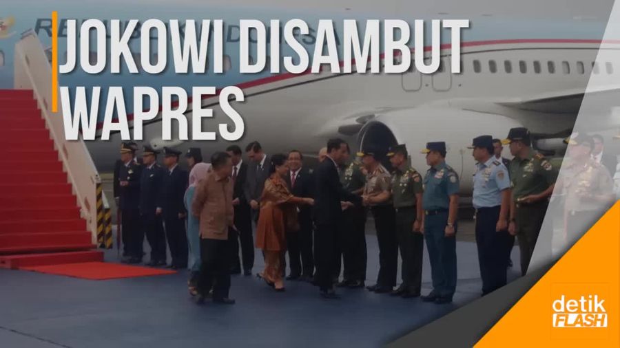Presiden Joko Widodo Tiba dari Kunjungan Luar Negeri