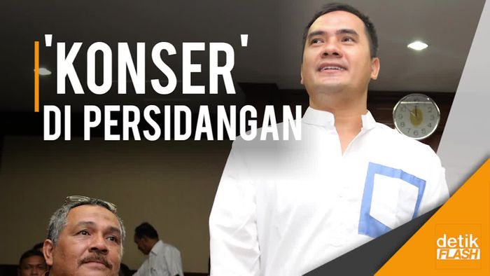 Tangis dan Nyanyian Saipul Jamil Warnai Persidangan