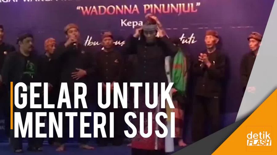 Menteri Susi Dianugerahi Gelar Kehormatan Masyarakat Sunda 
