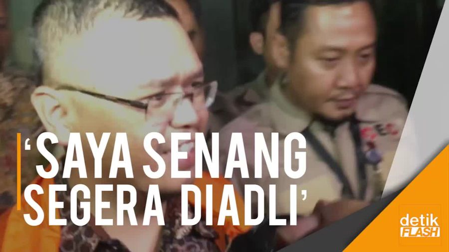 Momen Politikus PKS Yudi Widiana Ditahan KPK