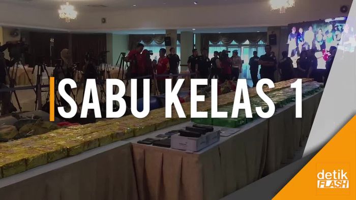Begini Penampakan 1 Ton Sabu yang Diamankan di Anyer
