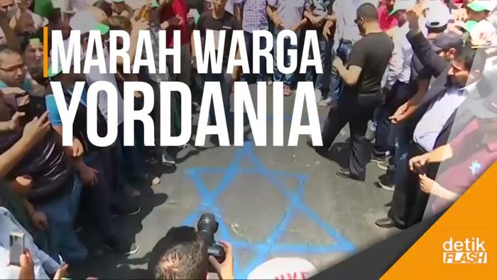 Konflik Baru Israel dan Palestina Picu Aksi Warga Yordania