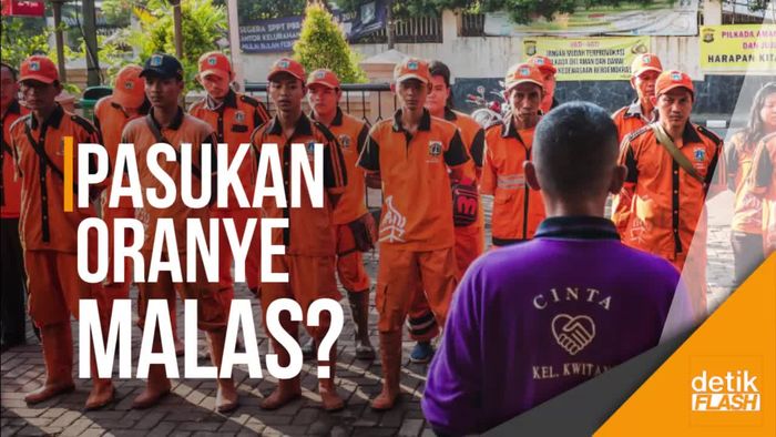 Pasukan Oranye di Menteng Dituding Malas, Lurah: Kita Tak Malas