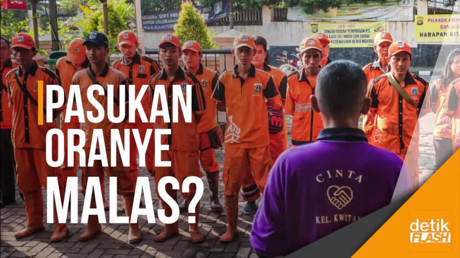 Pasukan Oranye di Menteng Dituding Malas, Lurah: Kita Tak Malas