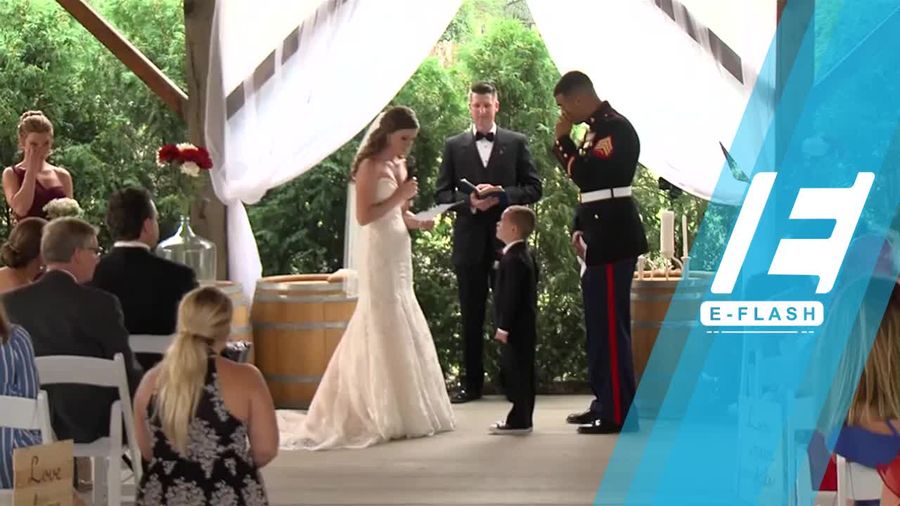 Menyentuh! Bocah 4 Tahun Menangis Saat Orangtuanya Menikah