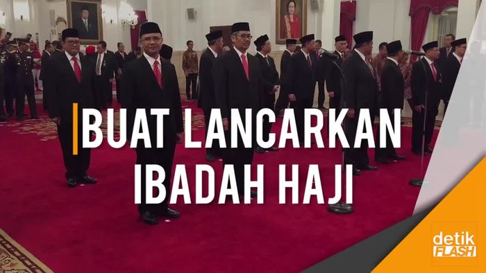 Jokowi Lantik Anggota Badan Pengelola Keuangan Haji 
