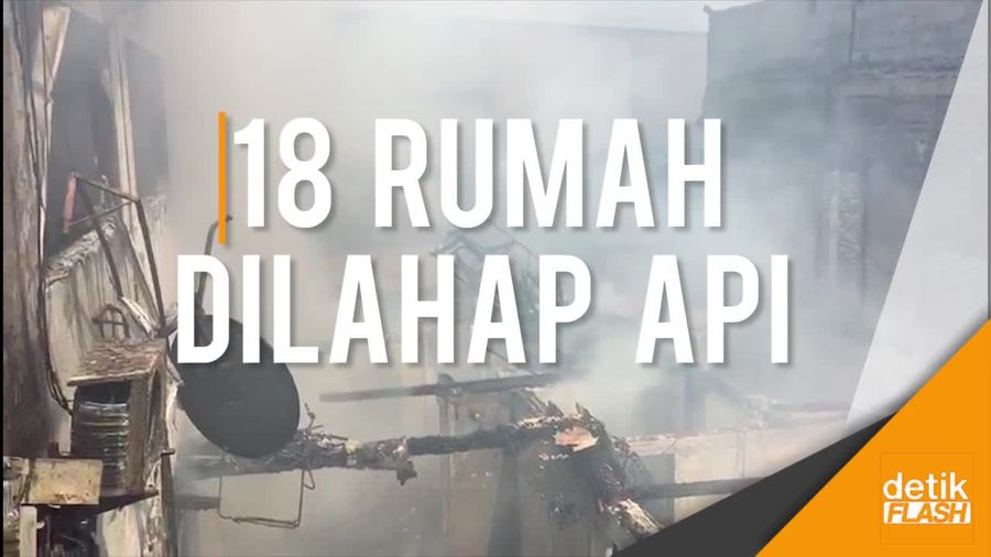 10 Rumah Kena Imbas Kebakaran Kramat Senen