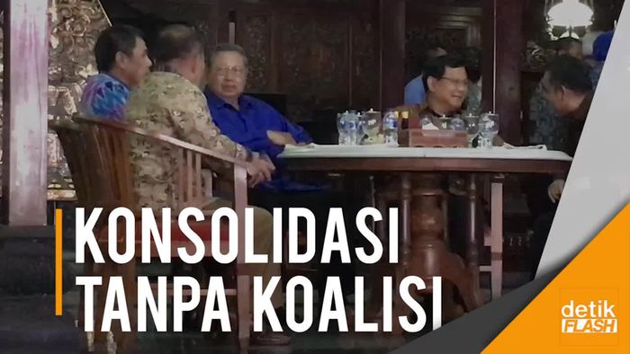 SBY Tegaskan Tak Ada Koalisi dengan Gerindra