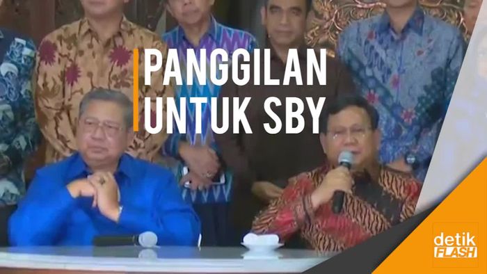 Momen Prabowo Sapa SBY dengan Sebutan Presiden