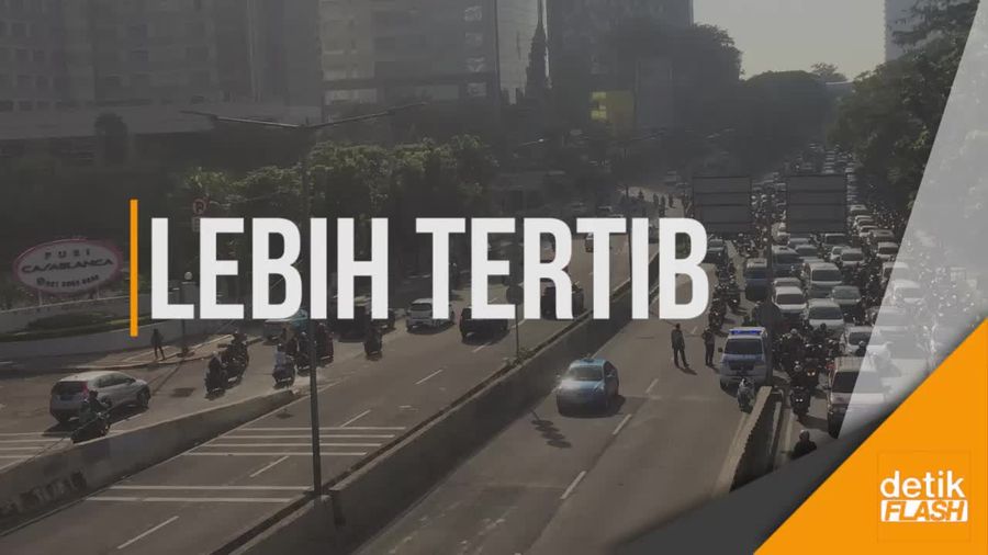 Sepi Penjagaan, Pemotor di Jalan Casablanca Mulai Tertib 