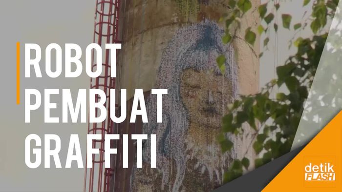 Canggih! Robot Ini Bisa Bikin Grafiti