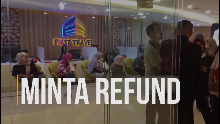 Aksi Damai Jemaah Umrah First Travel