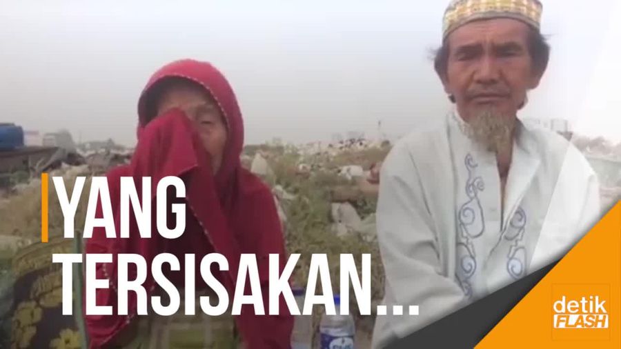 Warga di Taman BMW Ikhlas Rumahnya Dibongkar