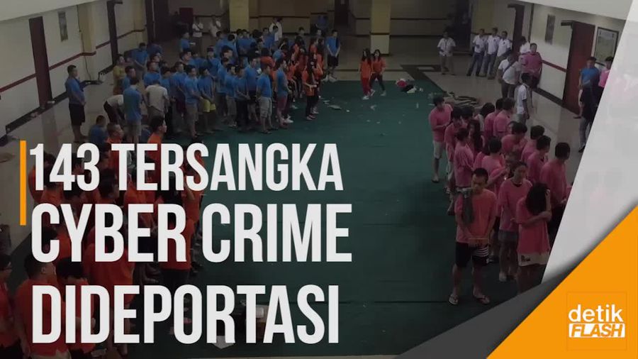 143 Tersangka Cyber Crime Dideportasi ke China