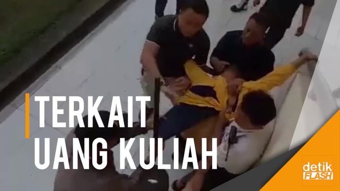 Demo Mahasiswa Unsri Ricuh, Dua Orang Diamankan