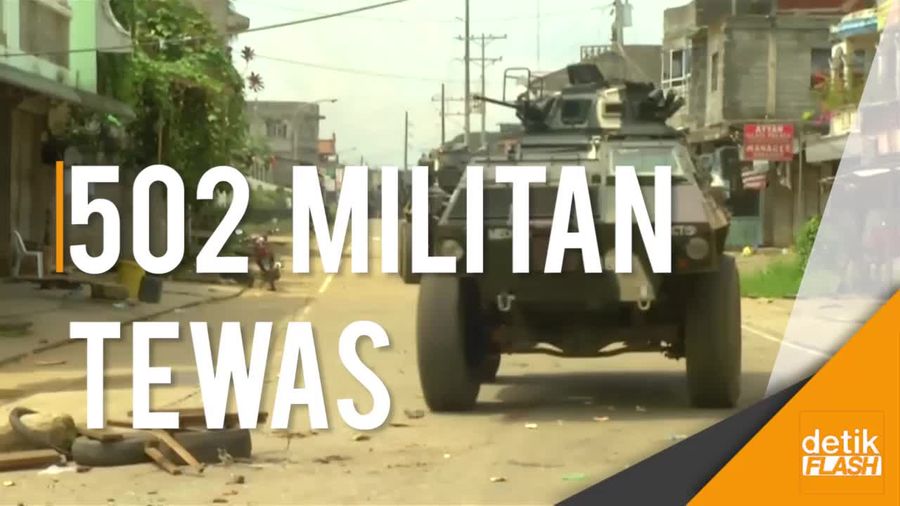 Militer Filipina Terus Desak Gerak Militan di Marawi