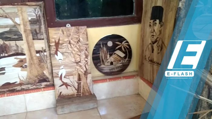 Pelepah Pisang Disulap Jadi Karya Seni Menawan
